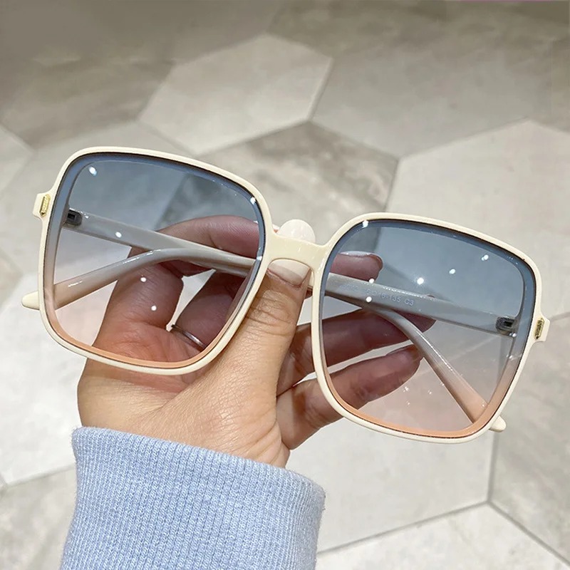 Luxury Lifestyle Store - Lunettes de soleil carrées surdimensionnées vintage