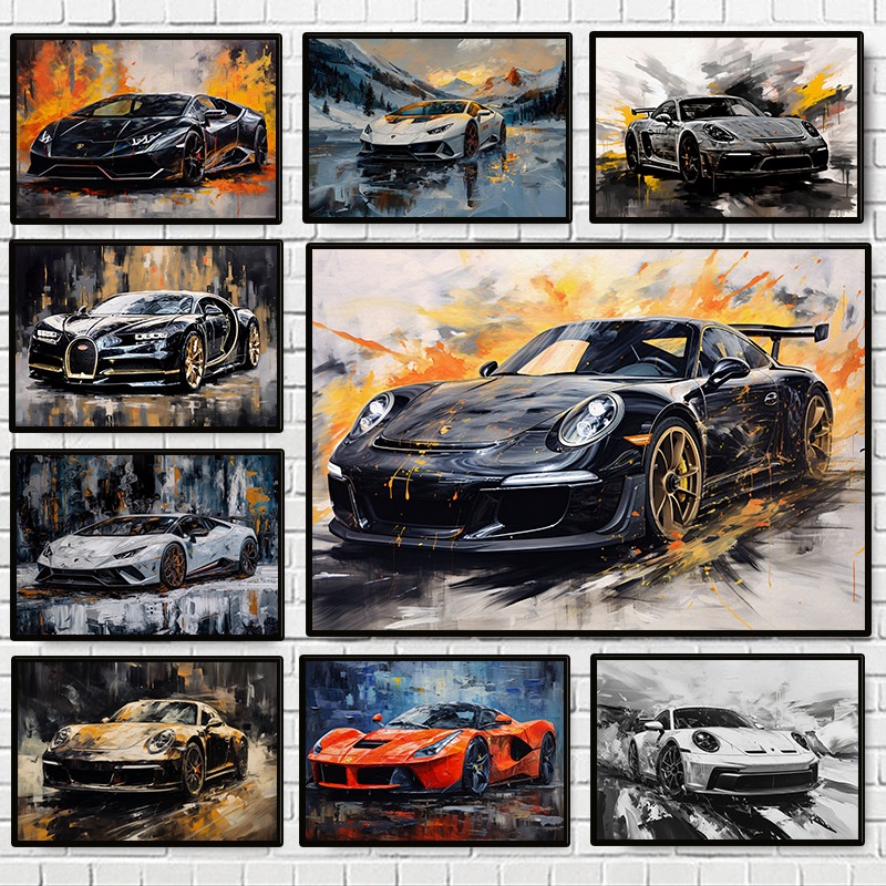 Luxury Lifestyle Store - Affiche de voitures de luxe abstraites