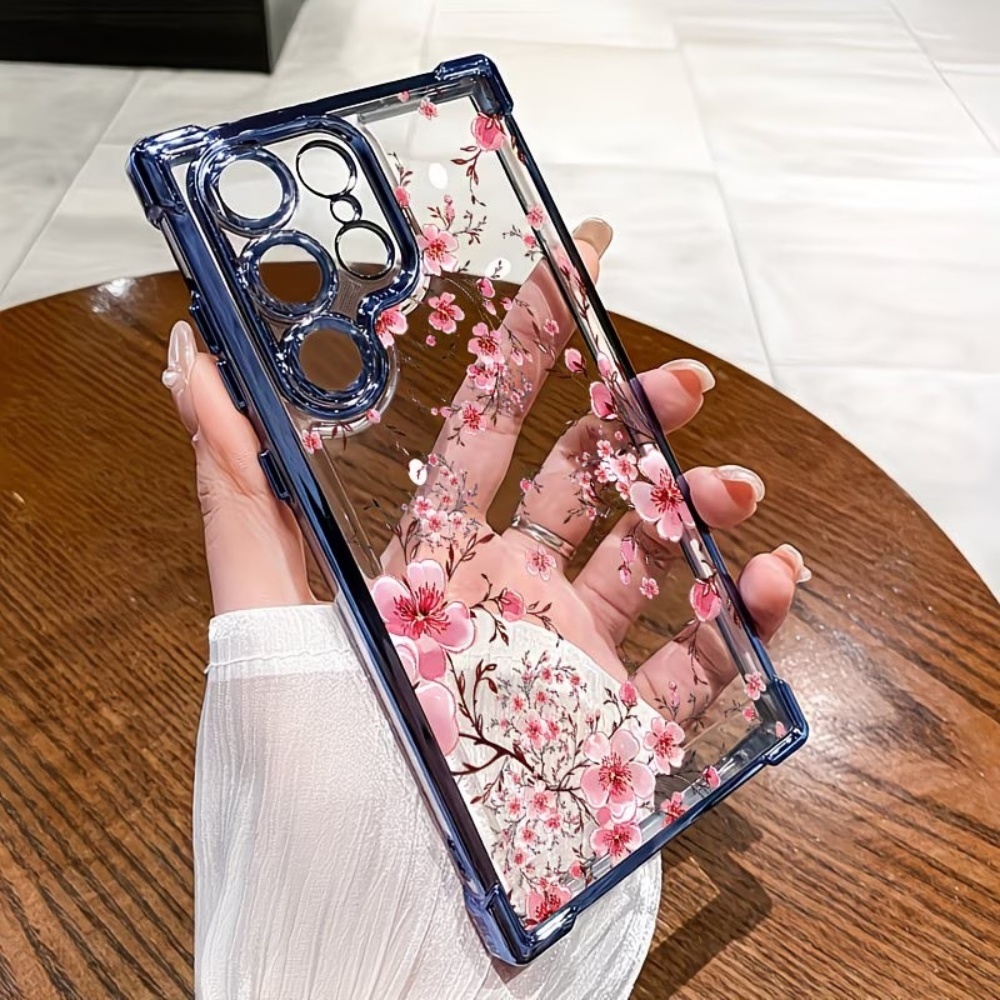 Samsung Galaxy S25 - Coque de téléphone anti-chute électroplaquée motif