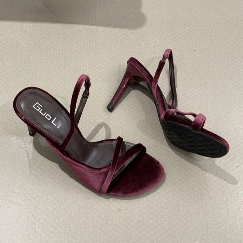 Sandales de luxe en velours po - Luxury Lifestyle Store avis et prix
