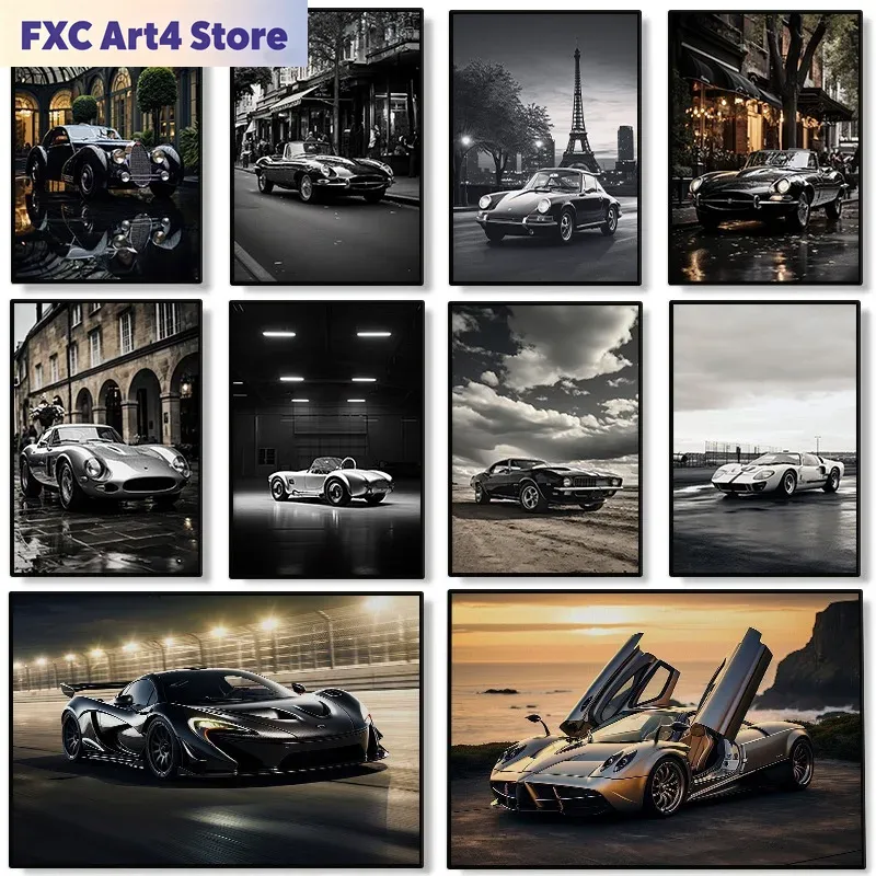 Affiche de voitures de marque  - Luxury Lifestyle Store avis et prix